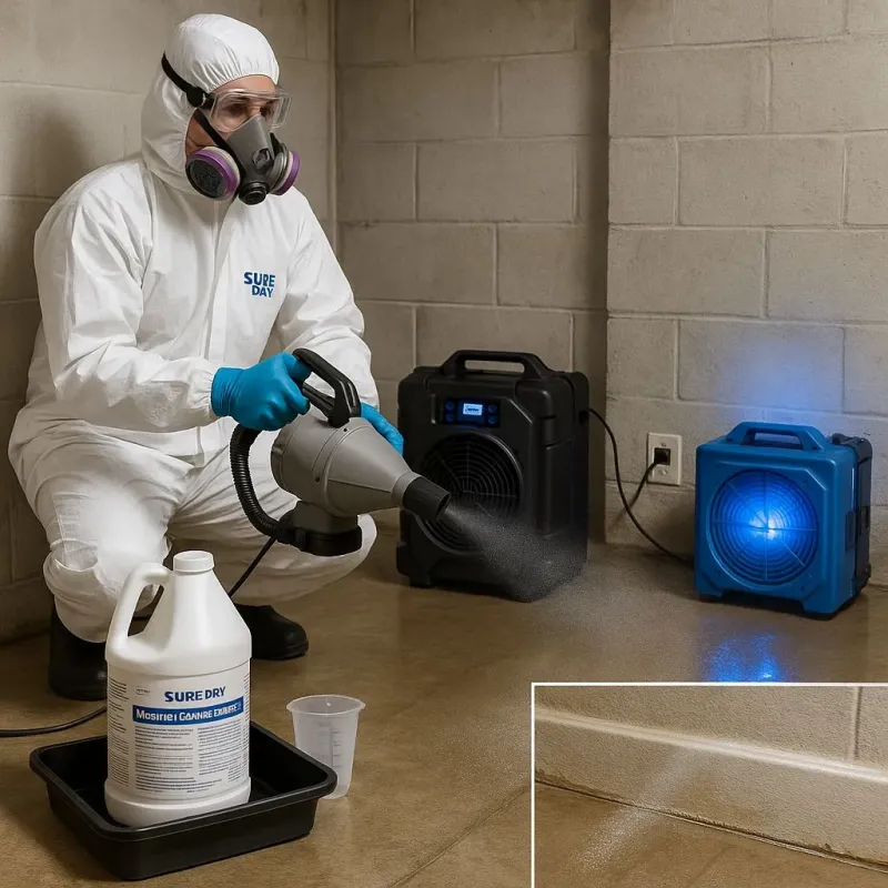 Sanitization and Odor Removal process in South Miami Heights, FL